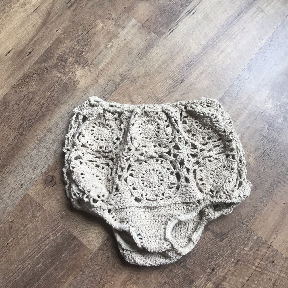 Hi rise crochet bottoms